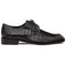 Mezlan Ugo Crocodile Square Toe Lace Up Derby Black (50200-F)