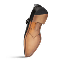 Mezlan Eel Monk Strap: Luxury Italian Leather Shoe