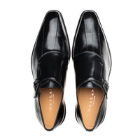 Mezlan Eel Monk Strap: Luxury Italian Leather Shoe