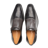 Mezlan Eel Monk Strap: Luxury Italian Leather Shoe