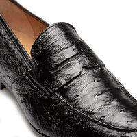 Mezlan Nogales Ostrich Penny Loafer
