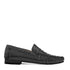 Mens Mezlan Rollini Ostrich Quill  Dress Shoe Loafer in Black
