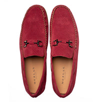 Mezlan Tarraco Perf Suede Moccasin - Luxury Italian Loafer