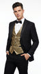 Men’s Black Award Ceremony Blazer Vintage Formal Tuxedo Jacket