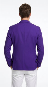 Neil Allyn Men’s Purple Blazer Jacket, Career Basics Formal Sport Coat for Business and Events