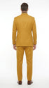 Men’s Travis Kelce Inspired Yellow Suit, Mustard Gold 2 Piece Fashion Suit for Parties and Events