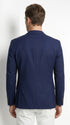 Men’s Navy Wool Sport Coat Blazer, Basic Two Button Classic Fit Formal Dress Jacket