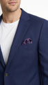 Men’s Navy Wool Sport Coat Blazer, Basic Two Button Classic Fit Formal Dress Jacket