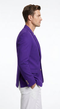 Neil Allyn Men’s Purple Blazer Jacket, Career Basics Formal Sport Coat for Business and Events