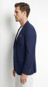 Men’s Navy Wool Sport Coat Blazer, Basic Two Button Classic Fit Formal Dress Jacket