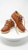 Men’s Wild West Brown Caiman and Ostrich Skin Shoes with Lace Up Front, Exotic Western Dress Shoes