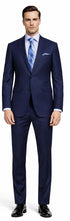 Mantoni 2-Button Slim or Modern Fit in 3-Blue Navy Fabrics