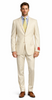 Mantoni Beige Two-button Wool Suit