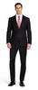 Mantoni Black or Gray 2-Button Slim or Modern Fit Suit