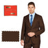 Mantoni Brown Two-Button Wool Suit