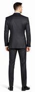 Mantoni Charcoal Two-button Wool Suit