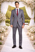 Mantoni Gray Two-button Super Wool Suit