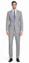 Mantoni Lt. Gray Two-button Wool Suit in Modern or Slim-Fit