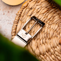 Marco_Di_Milano Silvio Belt - Antique Newspaper Leather Oxford