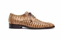 Marco Di Milano Mens Rustic Tan Caiman Gator Derby Apricena