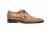 Marco Di Milano Mens Rustic Tan Caiman Gator Derby Apricena