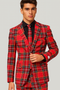 Plaid Christmas Suit