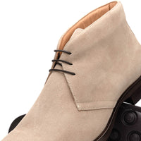 Zelli Marco Italian Suede Chukka Boots in Sand | Luxury Comfort