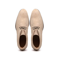 Zelli Marco Italian Suede Chukka Boots in Sand | Luxury Comfort