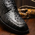 Marco Di Milano Martinelli Black Leather Dress Shoe