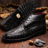 Marco Di Milano Martinelli Black Leather Dress Shoe