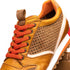 Zelli Matteo Calfskin and Perforated Suede Sneakers in Mustard