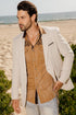 Men’s Beige Date Night Blazer – Tailored Modern Fit Stretch Jacket