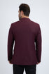 Burgundy Western Cowboy Blazer - Mens Modern Fit Stretch Date Night Burgundy Blazer
