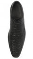 Men’s Black Genuine Full Crocodile Leather Lace-Up Dress Shoes