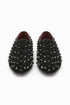 Men’s Black Studded Loafers – Sparko 09 Luxury Slip-On Dress Shoes with Spikes for Party, Prom, and Formal Events