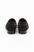 Men’s Black Studded Loafers – Sparko 09 Luxury Slip-On Dress Shoes with Spikes for Party, Prom, and Formal Events