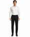 Men’s Ivory Cream Off White  Pleated Tuxedo Dress Shirt | French Cuff Formal Wedding Shirt