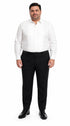 Men’s Ivory Cream Off White  Pleated Tuxedo Dress Shirt | French Cuff Formal Wedding Shirt