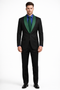 Men's Classic Formal Blazer with Shawl Lapel and Modern Wedding Style