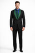 Men's Classic Formal Blazer with Shawl Lapel and Modern Wedding Style