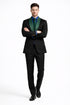 Men's Classic Formal Blazer with Shawl Lapel and Modern Wedding Style