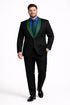 Men's Classic Formal Blazer with Shawl Lapel and Modern Wedding Style