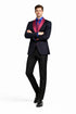 Men's Classic Formal Blazer with Shawl Lapel and Modern Wedding Style