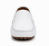 Men’s Mundo White Leather Loafers – Classic Slip-On Dress Shoes for Casual and Formal Wear