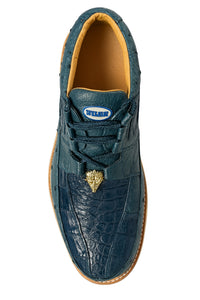 Men's Wild West Boots Caiman and Ostrich Skin Shoe 2ZA050214