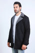 Western Style Long Black Faux Suede Coat for Men – Classic Cowboy Inspired Outerwear