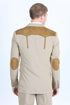 Mens Western Style Suit Coat – Premium Suede Yokes with Elbow Patch Detail