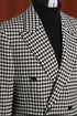Men’s Houndstooth Wool Blazer | Black & White Modern Fit Sport Coat