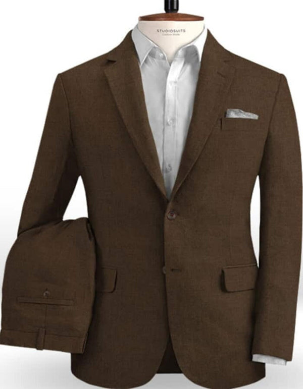 Mens Summer Suits Brown wedding suits and tuxedos