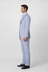 Mens 2 Button Jacket + Pants Summer Seersucker Suit